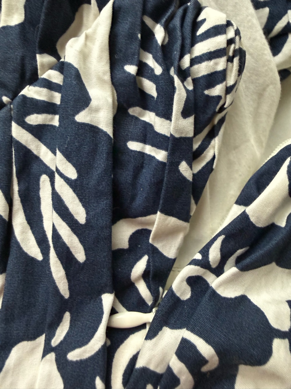Anthropologie Forever That Girl dress  Navy White Floral Tie Strap Midi Dress SP - Picture 7 of 12